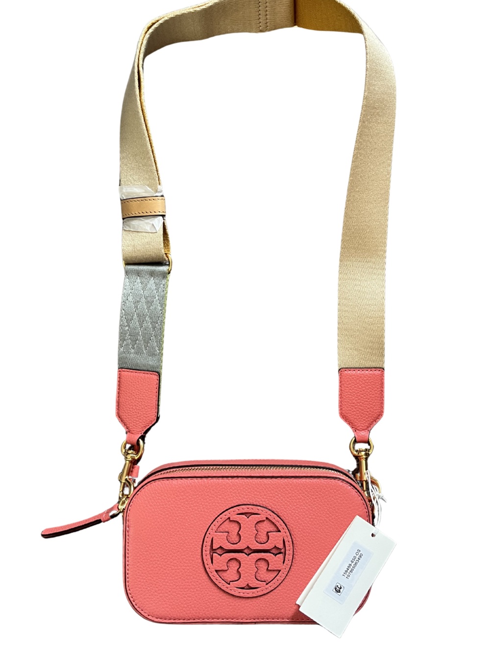 NWT Tory Burch Miller Mini Crossbody Bag | Coral Crush - Picture 5 of 14